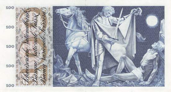 Schweiz 100 Franken 1957